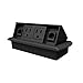 Miniport Power Data Center - Matte Black- 2 Power/2 Data