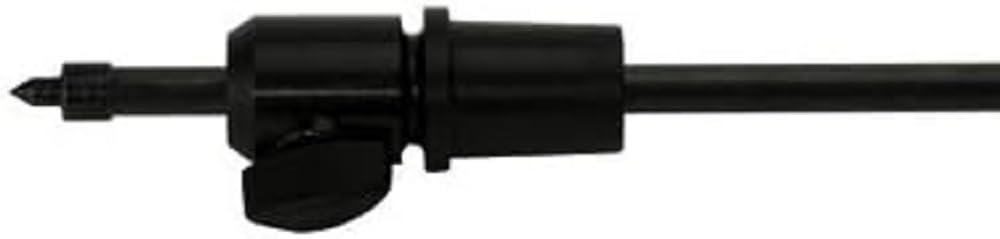 GEWA 413915 Cello spike, spike for cello, arc cone 26/28 mm, carbon fibre rod Ø 10 mm, length 61 cm, ultra light, plastic tip