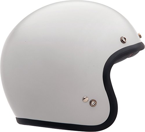 Bell Custom 500 Open-Face Motorcycle Helmet (Gloss Vintage White, X-Large)
