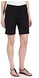 Dickies Women's Flat Front Short,Black,12