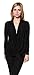Free to Live Women's Nursing Cardigan Criss Cross Pullover Top with Long Sleeves Black
