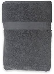 Turkish Luxury Linens 800 GSM Bath Towel, Gray