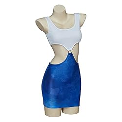 CosplayDiy Pretty Sexy Vivian Costume Women Blue