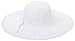 Women's UPF 50+ Protection Summer Floppy Beach Sun Hat,White