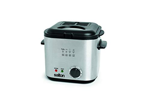 Click Here to See More Images Salton DF1539 Compact Deep Fryer, Stainless Steel