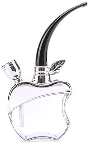 Double Circulation Water Tobacco Apple Pipe (Silver)