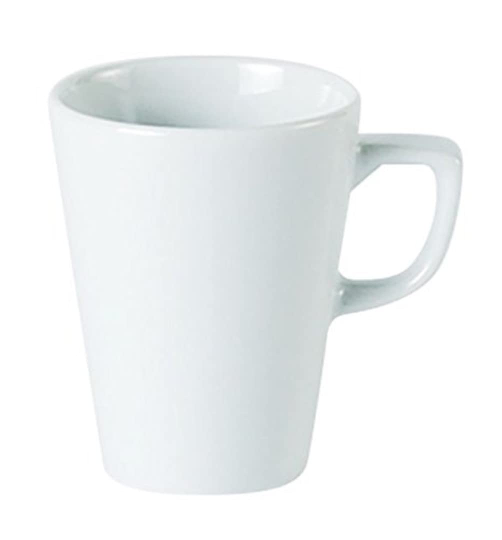 Porcelite 312111 Latte Mug, 11 cL/4 oz. (Pack of 6)
