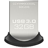 SanDisk Ultra Fit CZ43 32GB USB 3.0 Low-Profile Flash Drive Up To 130MB/s Read- SDCZ43-032G-G46 [Older Version]