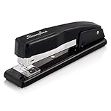 3 Sets of Swingline Black Commercial Desk Stapler, 20 Sheet Capacity, (44401)