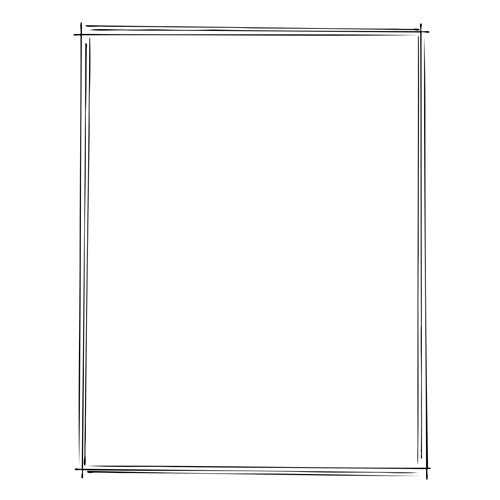 Spellbinders Simple Line Border Cling Rubber Stamp, Synthetic Material, Multi-Colour, 20.3 x 13 x 0.6 cm