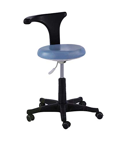 SoHome Dental Medical Assistant Chair Nurse Stool with 360 Degree Rotation Armrest PU Leather