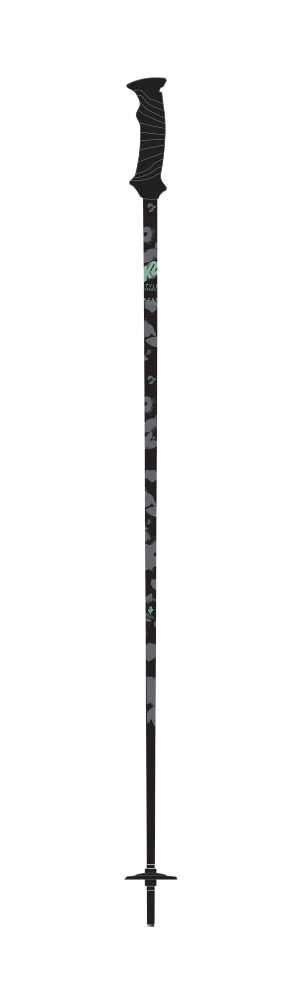 K2 Skis STYLE ALU, Women’s ski pole, black, 110 cm - 10G3006.1.1.110