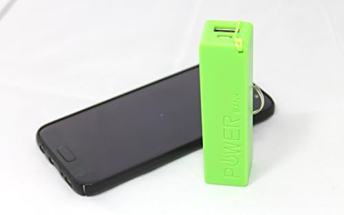 Mobile Power Bank Keychain - Extra Charge for When Your Battery Runs Low - Keep Your Mobile Phone and Small Electronics Lasting Longer - Assorted Colors - By Qornerstone