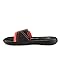 Under Armour Women's Ignite VII Slides, Black/Neo Pulse, 8