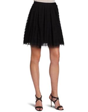 BCBGMAXAZRIA Women's Alegra Bias Tiered Skirt