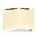 50 End Tab Fastener File Folders - Reinforced Straight Cut Tab 2 Prong Folders- Designed to Organize Standard Medical Files and Office Documents - Letter Size, Manila, 50 Pack