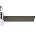 Hunter 54in Contemporary Ceiling Fan with Remote Control in Brushed Nickel (Renewed)