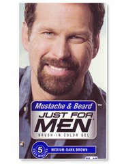 Just For Men Color Gel Mustache/Beard/Sideburns 95 Medium-Dark Brown