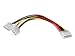 Monoprice Molex (5.25 Male) / Molex(2X 5.25 Female) Power Splitter Cable - 8in primary