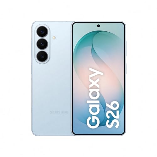 Samsung Galaxy S26 AI Smartphone mit Galaxy AI, Ohne Vertrag, Handy mit Android, 12 GB RAM, 512 GB Speicher, AP Prozessor, 50 MP, Sky Blue, 3 Jahre He