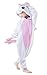 NEWCOSPLAY Childrens Pajamas Sleeping Wear Animal Onesies Cosplay Homewear (125#, Pink Unicorn)