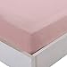 Mohap Fitted Sheet Queen Only Pink No Pilling Deep Pocket Durable Double Brushed Microfiber Fade Resistant Machine Washable Fits Mattress up to 16 inches