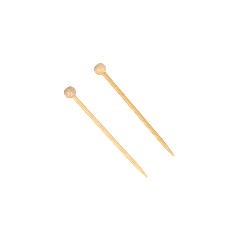 Seeknit Bamboo Mini Knitting Needles - 6.5cm - 3pcs - Beige
