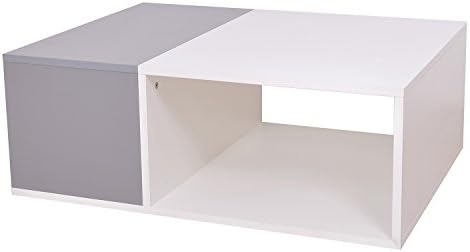 Couchette® Coffee Table in White and Grey Finish