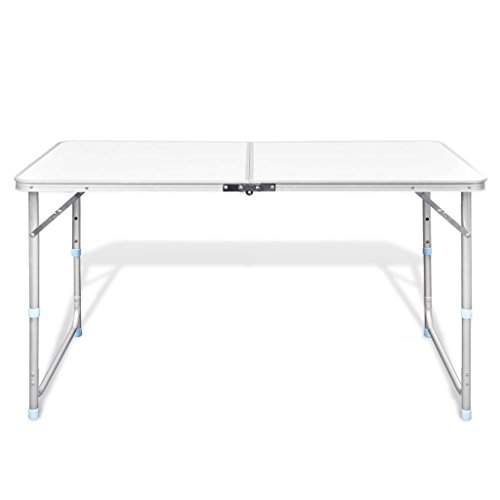 vidaXL Campingtafel Inklapbaar en Verstelbaar Aluminium Kampeertafel Tafeltje - Image 4