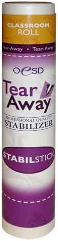 OESD Stabil-Stick Tear-Away Stabilizer, Smaller Classroom Size Roll 10" x 2 yds