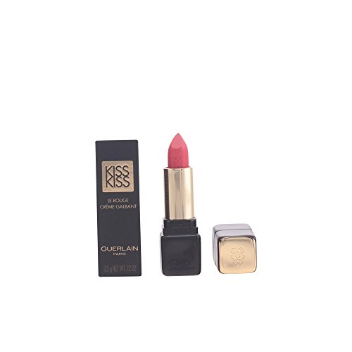 Guerlain Kiss-Kiss Shaping Cream Lip Color Lipstick for Women, No. 343 Sugar Kiss, 0.12 Ounce