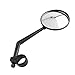 Relefree Universal Rotatable Road Mountain Bike Bicycle Cycling MTB Mirror Handlebar End Glass Flexible Wide Angle Rear View Rearview Black