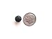Lava Stone Beads 8mm for Essential Oil Diffuser Necklace (8mm, 5-Pack)