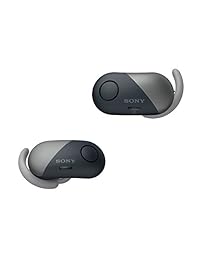 Sony SP700N   Auriculares deportivos inalámbricos con cancelación de ruido WF SP700N B (reacondicionados certificados), color negro