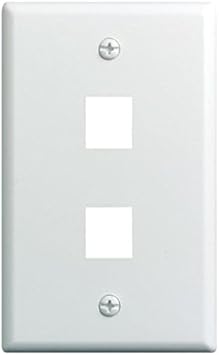 Amazon Com On Q Legrand Keystone 1 Gang Blanco En Blanco Placa De
