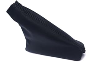 KarDesigners Fits 2008-2012 Land Rover LR2 Synthetic Black Leather Emergency Brake Boot (Skin Only)