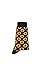 Bitcoin Men's Socks,Black, Yellow,US 7 - 13