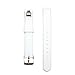 bayite Accessory Silicone Watch Bands with Watch Buckle for Fitbit Alta White, 5.5 - 7.8 inches