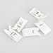 Dealglad® 5pcs Sewing Machine Plastic Teflon Ultra Zigzag Snap on Presser Foot Feet for Low Shank Baby Lock, Brother & Singer