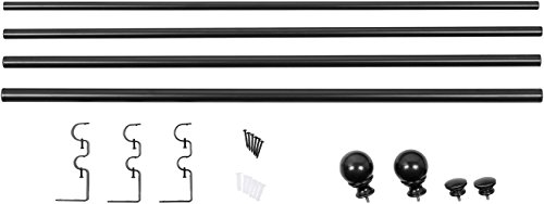 3 AmazonBasics+Double+Curtain+Round+Finials