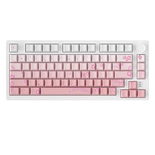 DAREU EK75PRO Sakura Pink 75% Mechanical Keyboard