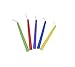 Hanukkah Multi Colored Candles / 44 Per Box