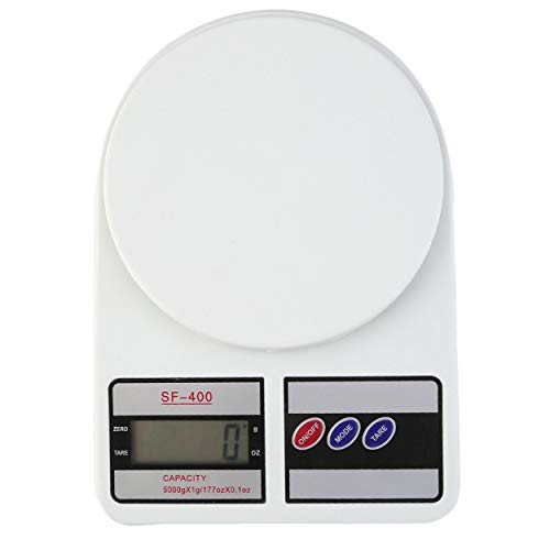 Digital Kitchen Scale Electronic Balance Weight LCD Display Tare Function for Postal Parcel Food Weight Diet Battery Operated