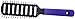 Spornette Anti Static Vent Brush #9000-MF (PURPLE) Styling, Smoothing, Straightening & Blow Drying Hair Quickly With No Static - Adds Shine & Body. For Women, Men & Children