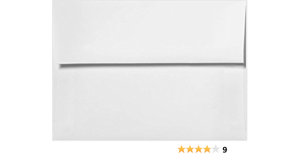 Amazon Com Invitation Envelopes 4 1 4 X 6 1 4 24lb Bright White 50 Qty Perfect For Invitations Announcements Sending Cards 4x6 Photos Printable 4872 W 50 Business Envelopes Office Products