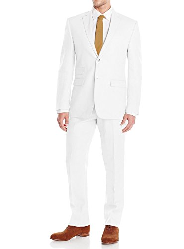 Men's White Linen Suit: Amazon.com