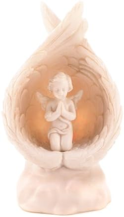 Light Up Praying Angel Figurine Statue
