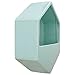Rivet Hexagonal Wall Mount Planter, 7.7″H, Modern Earthenware, Aquathumb 2