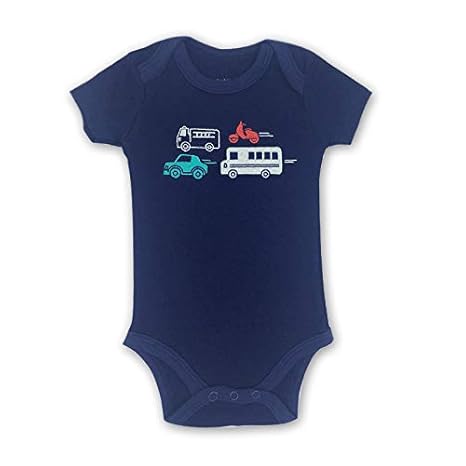 navy blue baby onesie