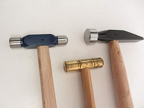 3 Jewelers Hammers Chasing Silversmithing Goldsmithing Repousse Mechanic
